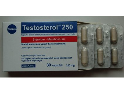 Testosterol 250 - Megabol (Balení 30 kaps)