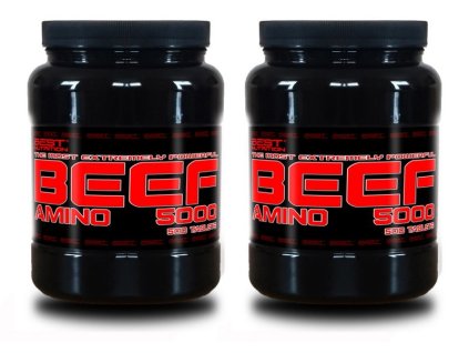 1+1 Zadarmo: Amino BEEF 5000 od Best Nutrition (Balení 250 tbl + 250 tbl)
