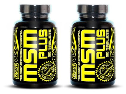 1+1 Zadarmo: MSM Plus od Best Nutrition (Balení 120 tbl. + 120 tbl.)