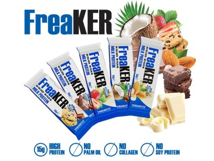 Tyčinka: FreaKER - Yamamoto (Balení 40 g, Příchuť Cookies Milk Chocolate)