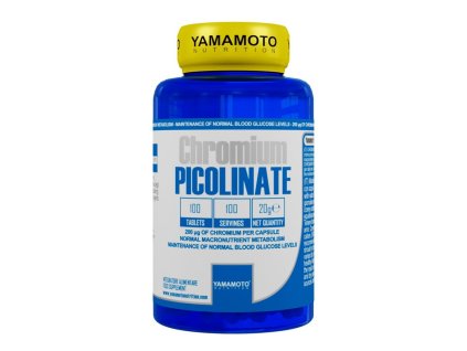 Chromium Picolinate (chróm vo forme pikolinátu) - Yamamoto (Balení 100 tbl.)