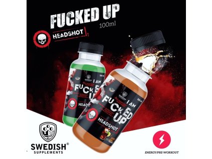 Fucked Up Headshot - Swedish Supplements (Balení 100 ml., Příchuť Crazy Mango)