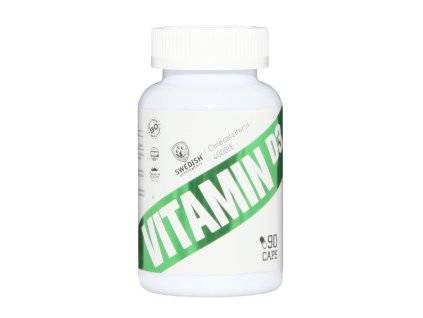 Vitamin D3 - Swedish Supplements (Balení 90 kaps.)