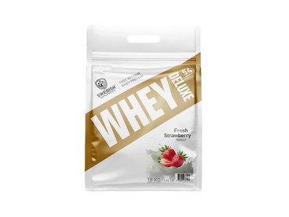 Whey Protein Deluxe - Swedish Supplements (Balení 1800 g, Příchuť Fresh Strawberry)