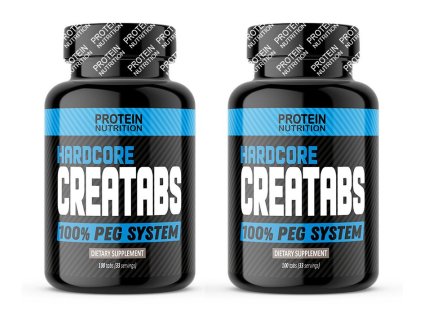 1+1 Zadarmo: Hardcore CreaTabs - Protein Nutrition