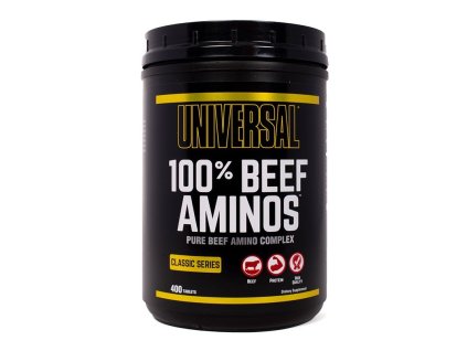 100% Beef Aminos - Universal Nutrition (Balení 400 tbl.)