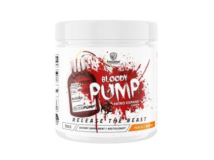 Bloody Pump (bez kofeínu) - Swedish Supplements (Balení 300 g, Příchuť Pineapple & Passionfruit)