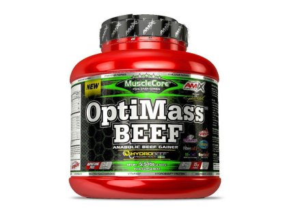 OptiMass Beef Anabolic Gainer - Amix (Balení 2500 g, Příchuť Double Choco Coconut)