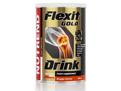 Flexit Gold Drink dóza - Nutrend (Balení 400 g, Příchuť Blackcurrant)