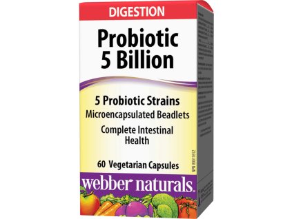 Webber Naturals Probiotic 5 Billion 60 cps