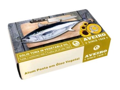 Aveiro Tuňák v rostlinném oleji 120 g (Příchuť ve slunečnicovém oleji)