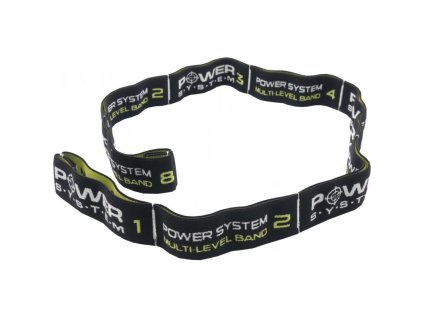 Guma na cvičení MULTILEVEL Elastic Band 92x4 cm (Barva zelená)