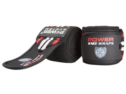 Power System PS-3700 Knee Wraps bandáže na kolena (Barva červená)