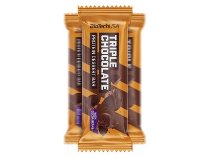 BioTech Protein Dessert Bar 50 g (Příchuť trojitá čokoláda)