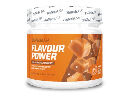 BioTech Flavour Power 160 g (Příchuť slaný karamel)