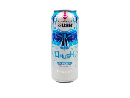 USN Qhush Energy Drink 500 ml (Příchuť silver glacier)