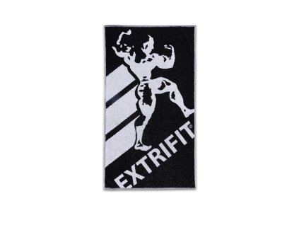 Extrifit Ručník černo-bílý 50 x 89 cm