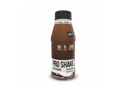 QNT Pro Shake Protein low sugar 500 ml belgian chocolate (Příchuť čokoláda)