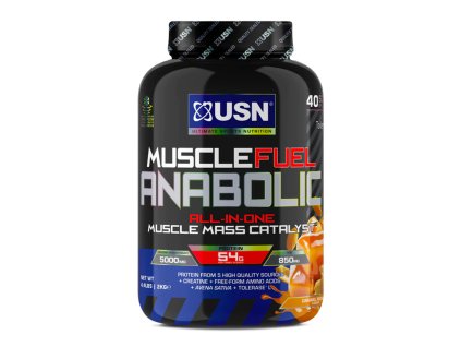USN Muscle Fuel 2000 g karamel arašídy (Příchuť arašídy-karamel)