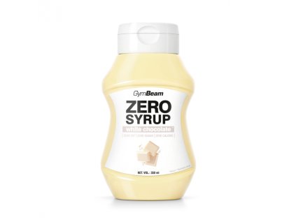 zero syrup white chocolate 350 ml gymbeam