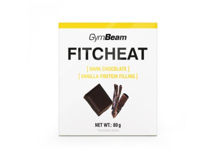 Proteinová čokoláda Fitcheat - GymBeam (Příchuť hořká čokoláda vanilka)