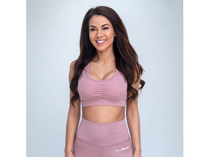 Sportovní podprsenka Fave Dusty Rose - GymBeam