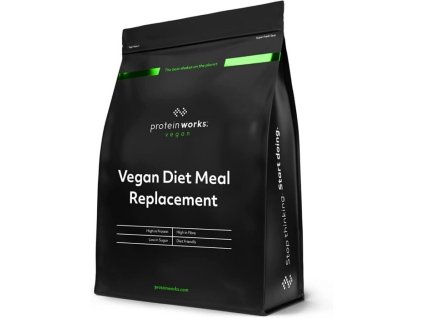 Vegan Diet Meal Replacement - The Protein Works (Příchuť vanilkový krém, Balení (g) 500 g)