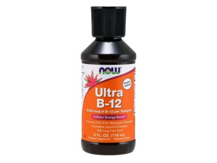 Vitamín B-12 Ultra liquid - NOW Foods