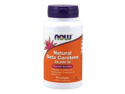 Beta-karoten Natural 7500 mcg - NOW Foods