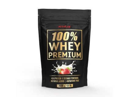 100% Whey Premium - ActivLab (Příchuť jahoda)