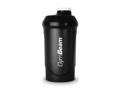 Šejkr černý All-Black 700 ml - GymBeam (Barva černá)