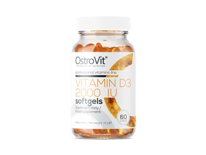 Vitamín D3 2000 IU softgels - OstroVit
