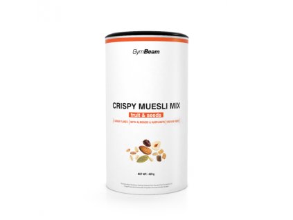 Crispy Muesli Mix - GymBeam (Příchuť ovoce a semínka, Balení (g) 420 g)