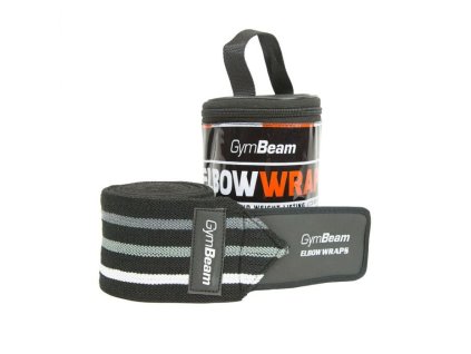 Bandáže na lokty - GymBeam (Velikost UNI, Barva černá)