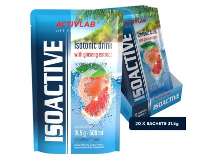 Iso Active - ActivLab (Příchuť grapefruit, Balení (g) 20 x 31,5 g)