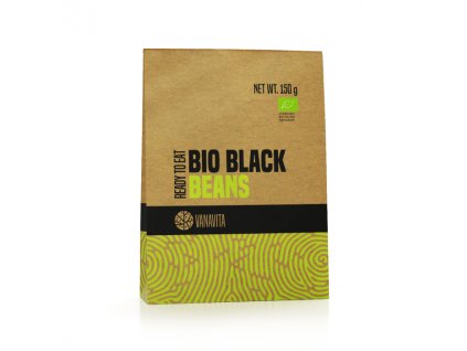 bio black beans ready to eat 150 g vanavita