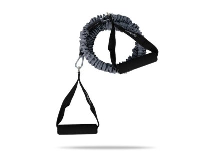 Posilovací expandér s úchyty 5 kg - GymBeam (Barva černá)