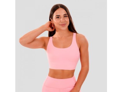 Sportovní podprsenka Cut-Out pink - GymBeam