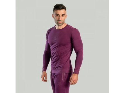 Tričko s dlouhým rukávem Essential Plum - STRIX (Velikost L, Barva fialová)
