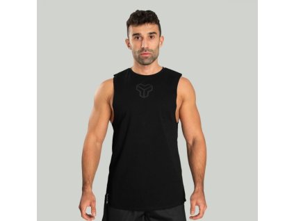 Tílko Essential Cut-off Black - STRIX