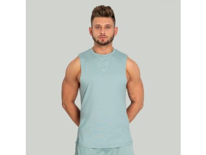 Tílko Essential Cut-Off Stone Blue - STRIX