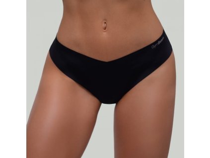 Bezešvé kalhotky 3Pack Black - GymBeam
