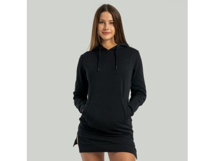 Dámská mikina ALPHA Longline Black - STRIX (Velikost XL, Barva černá)