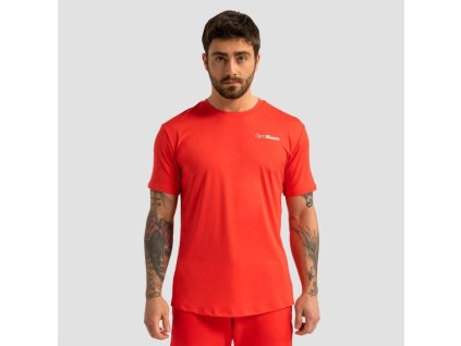 Pánské sportovní tričko Limitless Hot Red - GymBeam