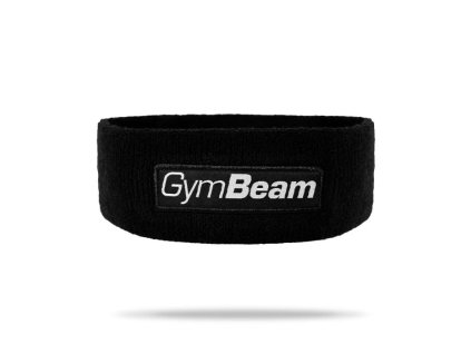 Sportovní čelenka Sweat Black - GymBeam (Barva černá)