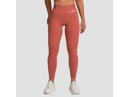 Dámské legíny Limitless Cinnamon - GymBeam (Velikost XXL, Barva oranžová)