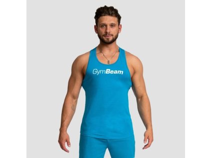 Limitless Tank Top Aquamarine - GymBeam (Velikost XXL, Barva modrá)