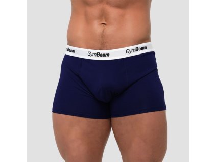 Pánské boxerky Essentials 3Pack Navy - GymBeam (Velikost S, Barva modrá)