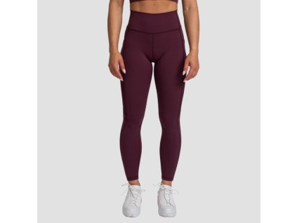 Dámské legíny Mesh Panel Eggplant - GymBeam (Velikost XL, Barva fialová)