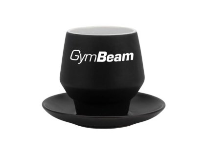 Keramický hrnek 190 ml - GymBeam (Barva černá)